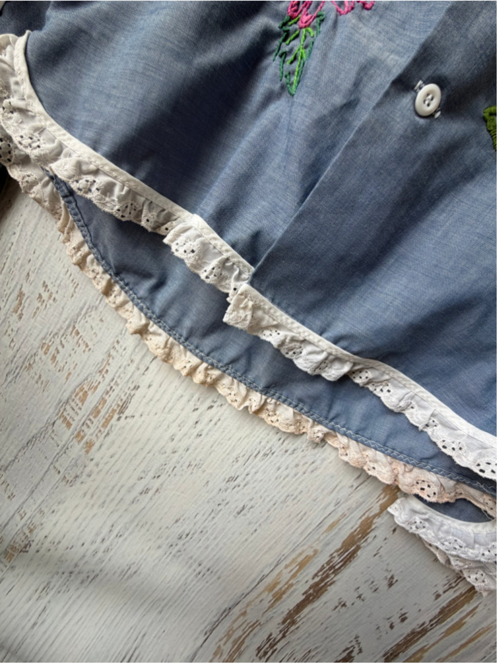 Women's Big Smith Union Made Embroidered Button Down Shirt - Picture 3 of 11